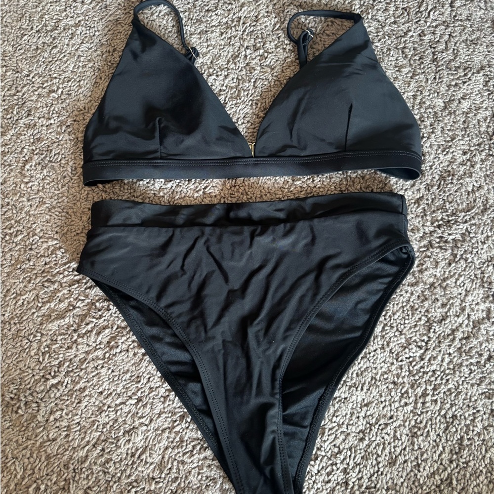 Black Women's Swimwear Set
